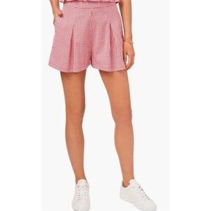 1. State Red Gingham Women's Shorts